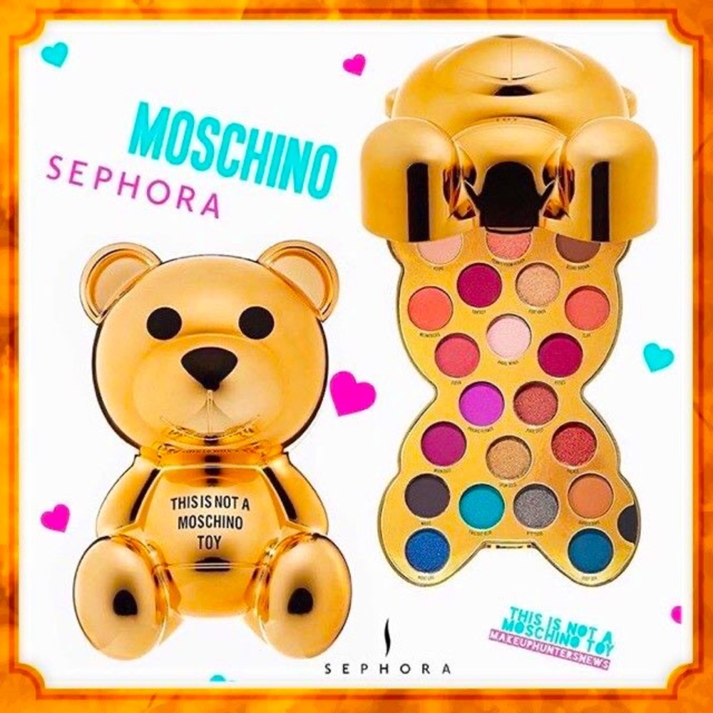 Moschino x Sephora bear palette